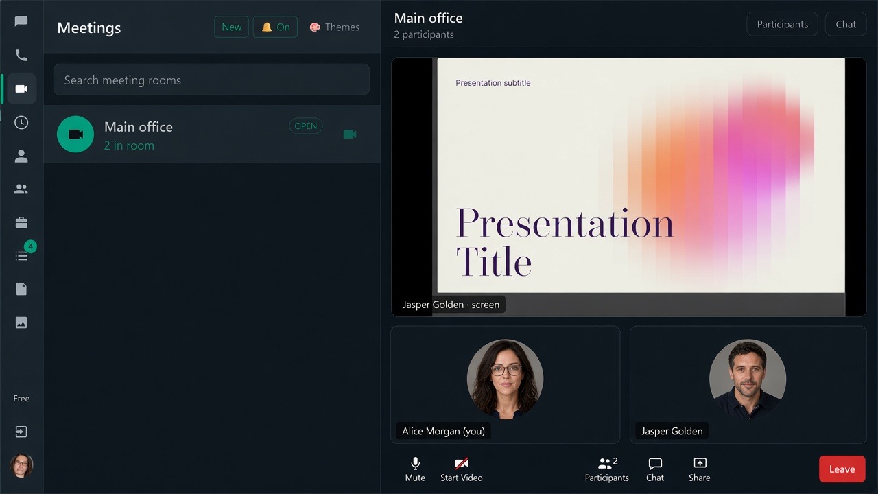 Screen sharing